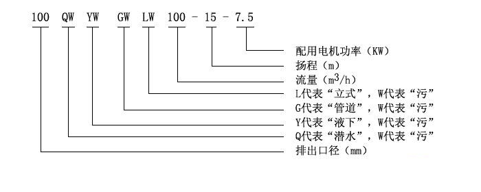 LW型直立式无堵塞小黄片应用下载型号意义